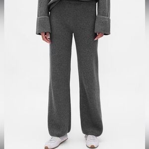 Gap CashSoft Shaker-Stitch Sweater Pants NWT